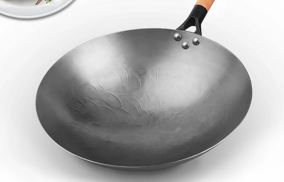 Wok en inox pour gazinière - KONG La maison du wok